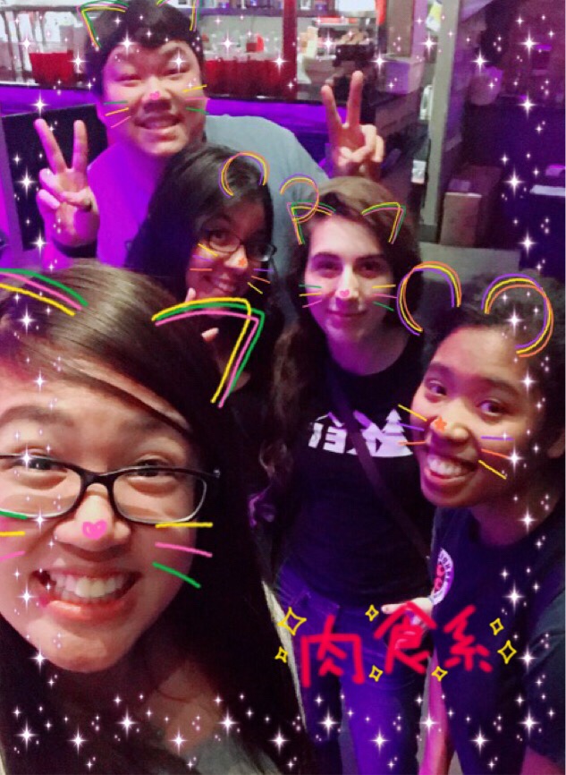 Luna and I take two fifths of the Gaishits