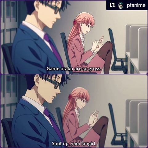 Image result for wotakoi game vs anime otaku