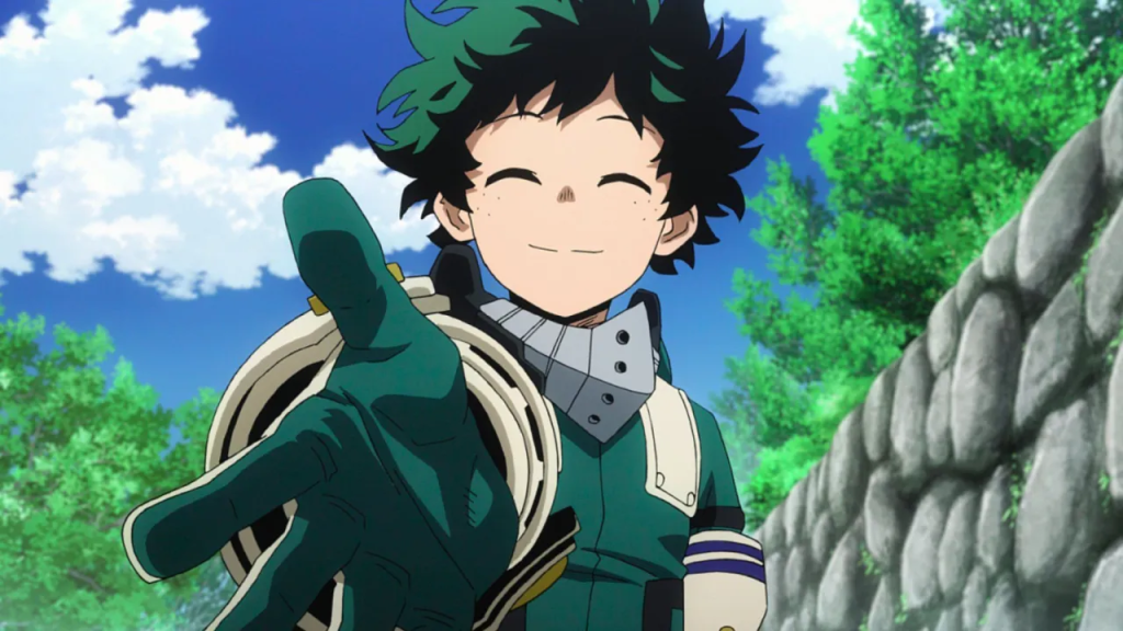 Deku
My Hero Academia
green haired character