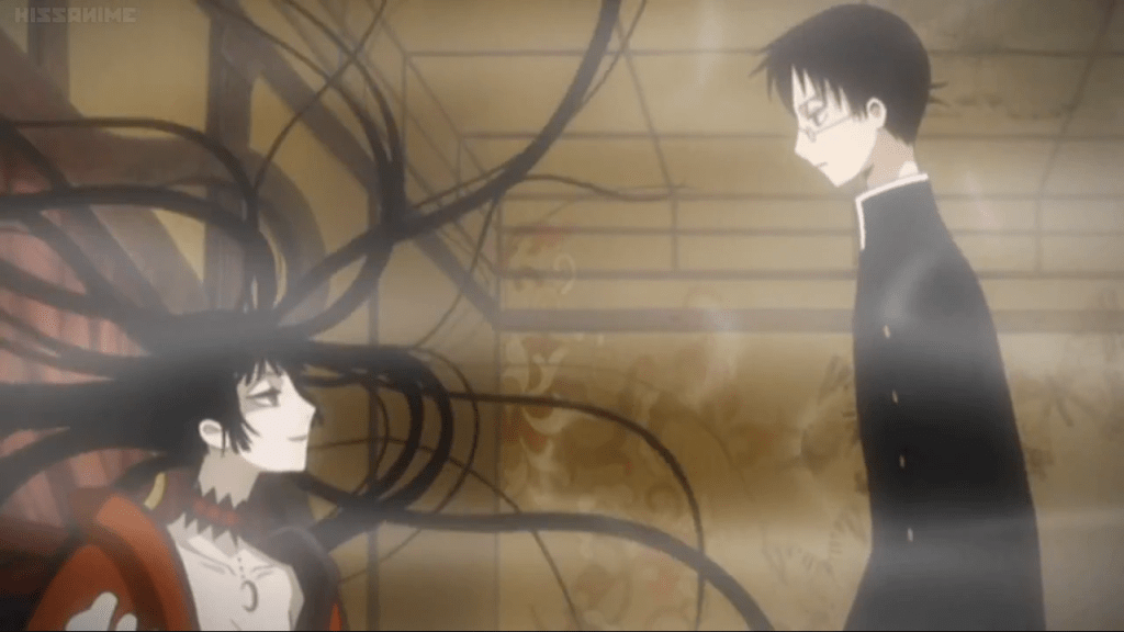 xxxholic
gothic anime
yuko and watanari
2000s anime