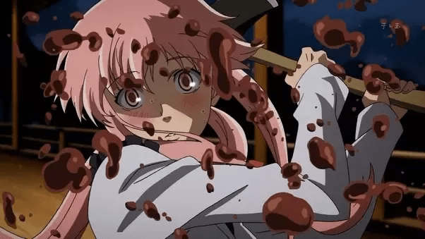 Yuno Gasai
Future Diary 
yandere
violent characters